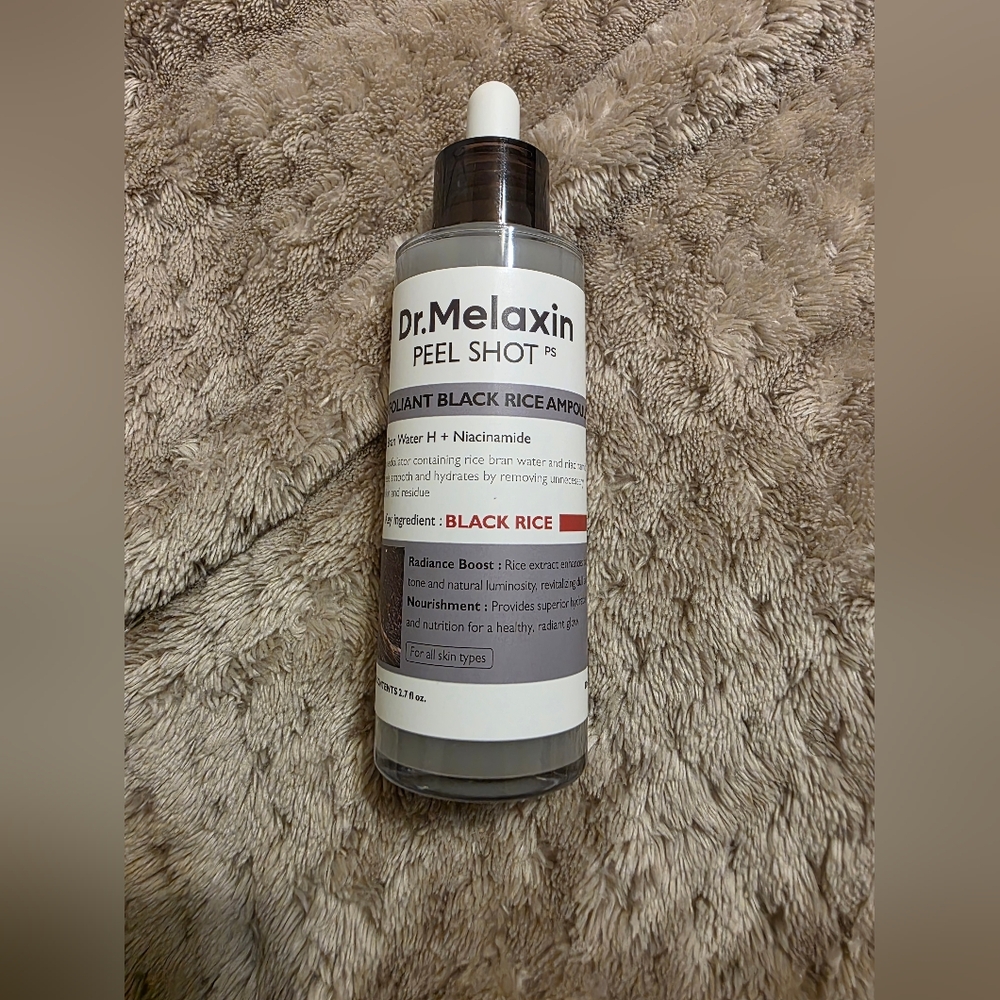 Dr. Melaxin Peel Shot Exfoliant Black Rice  Ampoule 2.7 fl oz (80 ml)